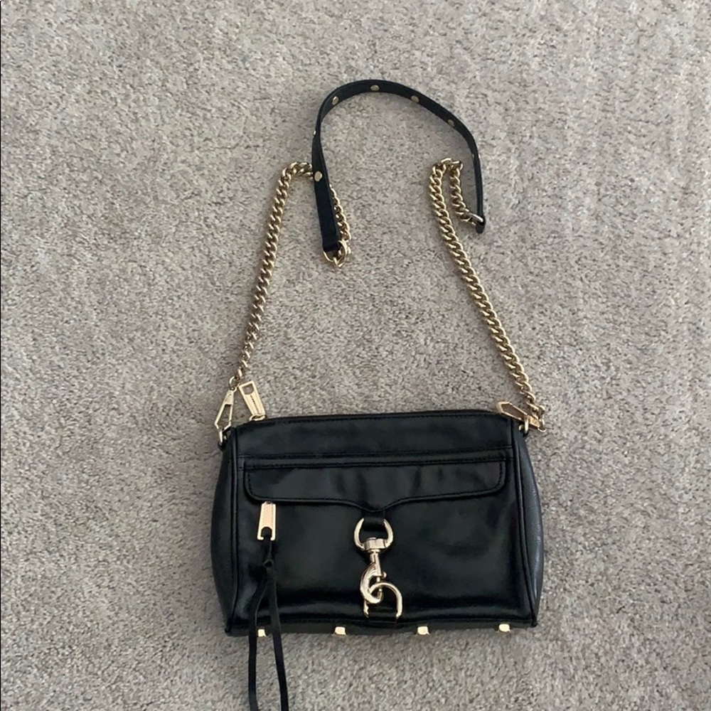 Rebecca Minkoff Mini MAC crossbody purse Black